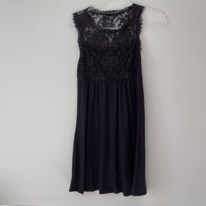 Black Lace Dress‎ Sz S